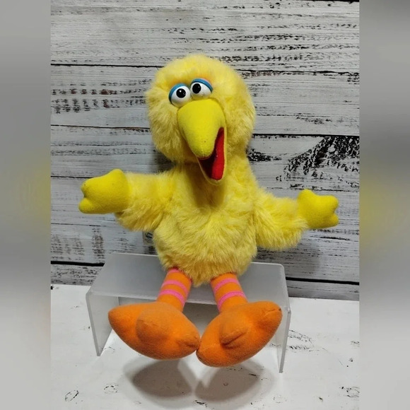 Playskool Sesame Street Big Bird Plush 1986‎ Vintage 14" - Picture 1 of 4